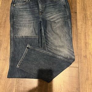 White House Black Market High Rise Dark Blue Jeans